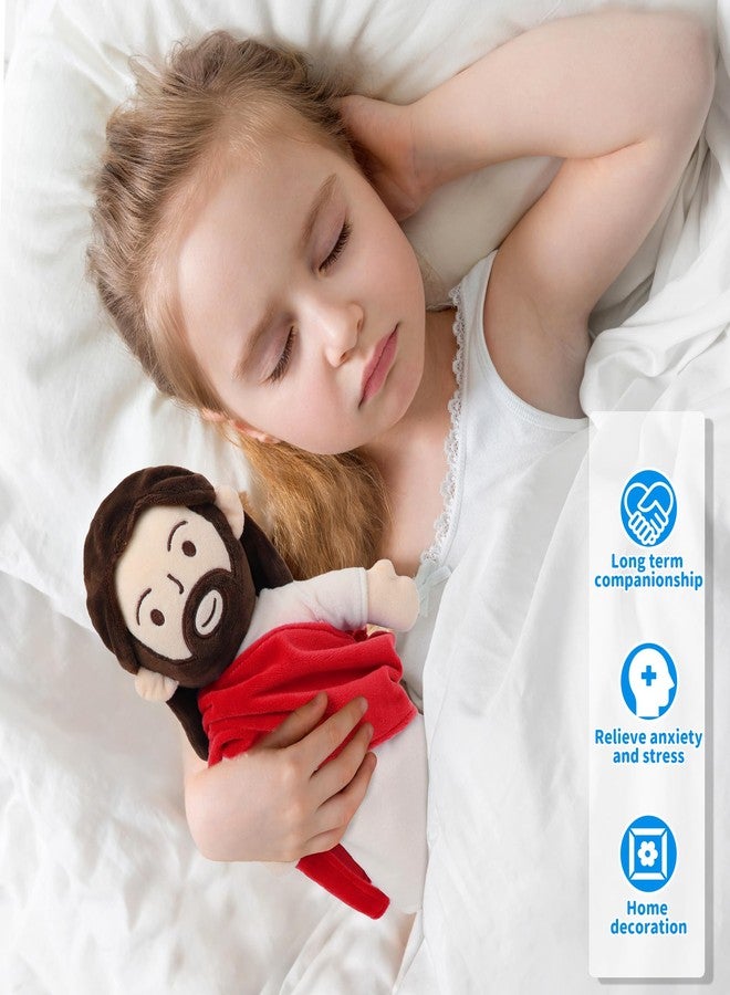 Yelakey 13" Jesus Plush Jesus Stuffed Doll Religious Easter Gifts for Kids Party Favors (Red) - Image 2
